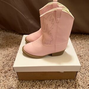 Brand New Toddler Girls Pink Cowboy Boots - Size 9T